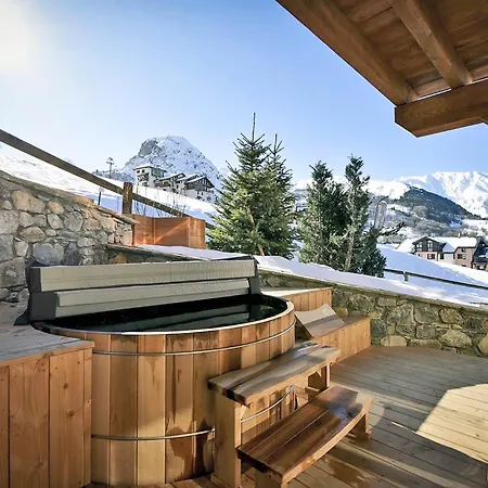 Luxueux 12 Pers. Avec Bain Nordique, Cinema Et Ski-in/ski-out - Fr-1-613b-49 Chalet *